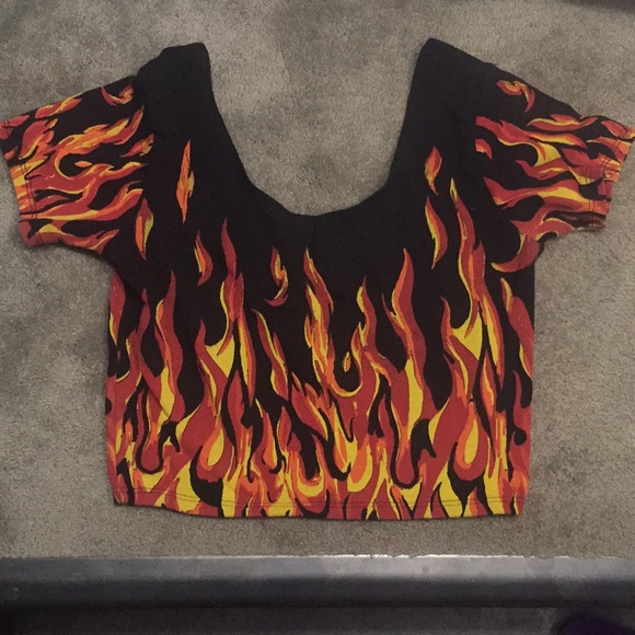 UNIF Flame Crop Top - Picture 1 of 2